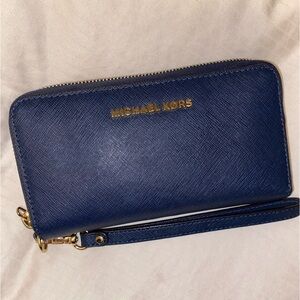 Navy Michael Kors wallet